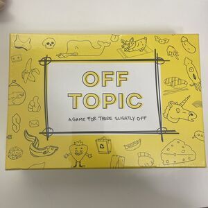 Off Topic A Game For Those Slightly Off Adult Party Board Game Night NEW!